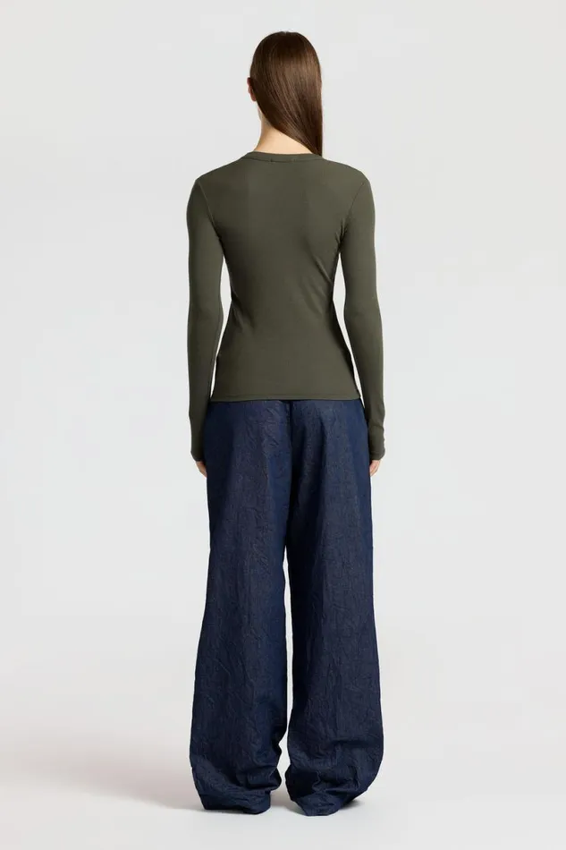 COTTON CITIZEN Verona UNeck Shirt Alpine Women Shirts COTTON CITIZEN Verona UNeck Shirt Alpine Women Shirts