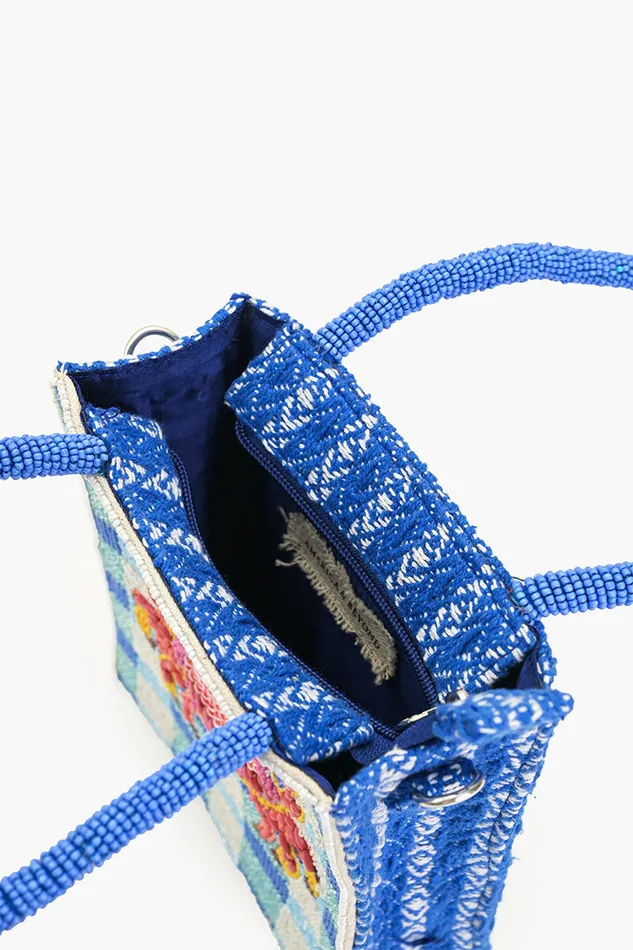 Crab It Beaded Top Handle Bag Crab It Beaded Top Handle Bag