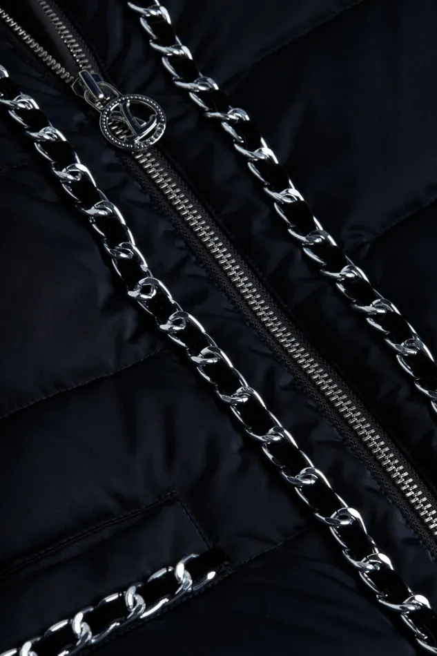 Crest Down Jacket Black Women L039Agence Outerwear