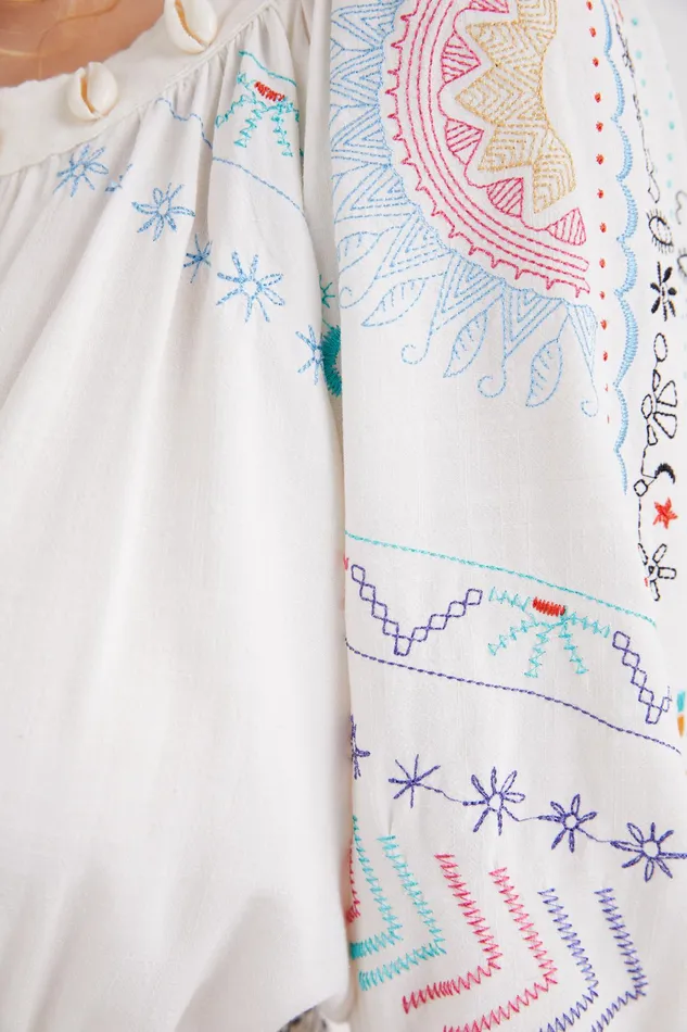 Cropped Blouse Women Desigual Tops and Shirts