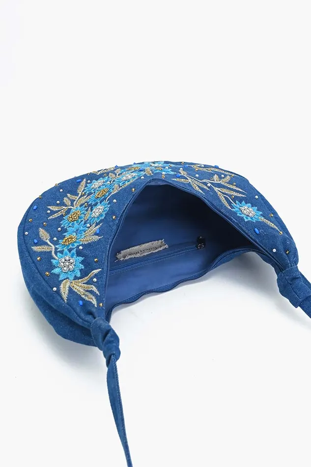 Dahlia Denim Shoulder Bag Dahlia Denim Shoulder Bag