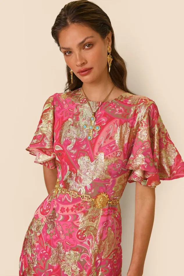 Dina Grace Paisley Jewel Women RIXO Dresses Dina Grace Paisley Jewel Women RIXO Dresses
