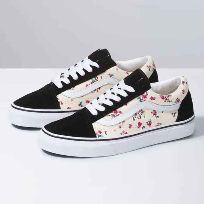 Ditsy Floral Old Skool Classic WhiteTrue White Classics Shoes Vans MenWomen