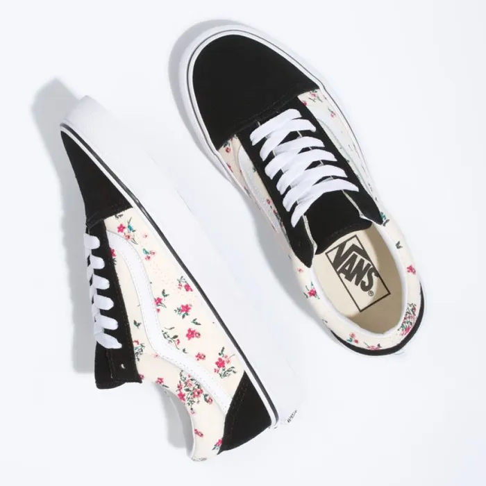 Ditsy Floral Old Skool Classic WhiteTrue White Classics Shoes Vans MenWomen