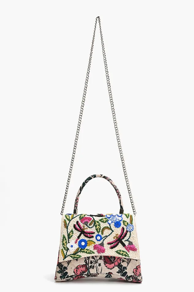 Dragonfly Dreams Kashmiri Top Handle Bag Dragonfly Dreams Kashmiri Top Handle Bag