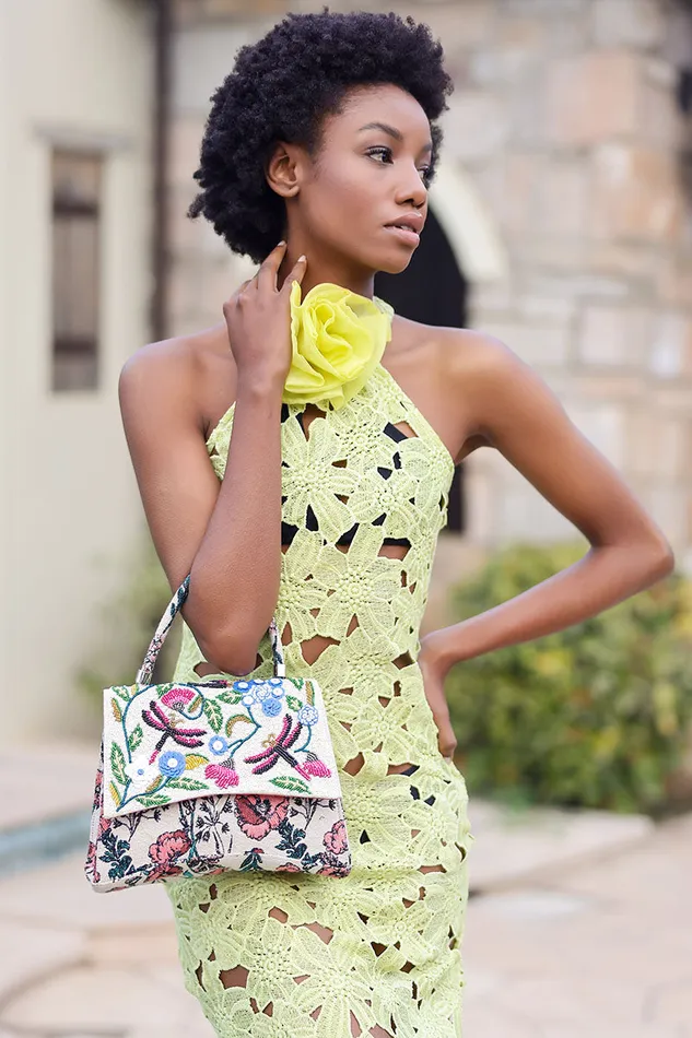 Dragonfly Dreams Kashmiri Top Handle Bag Dragonfly Dreams Kashmiri Top Handle Bag