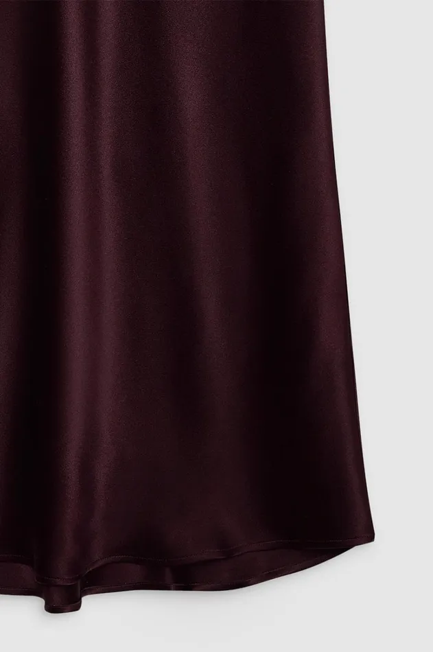Dresses Skirts Women ANINE BING Bar Silk Skirt 8211 Bordeaux