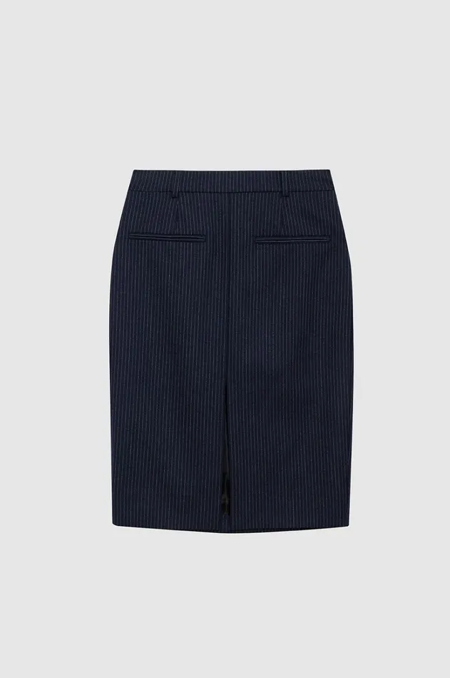 Dresses Skirts Women ANINE BING Kora Skirt 8211 Navy Pinstripe