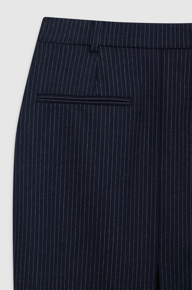 Dresses Skirts Women ANINE BING Kora Skirt 8211 Navy Pinstripe