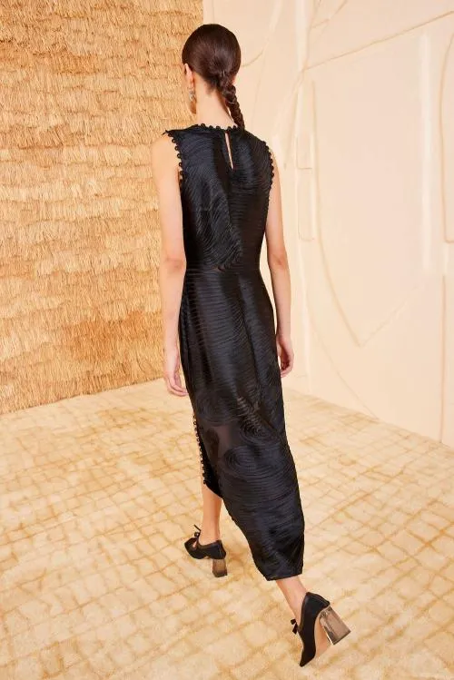 Dresses Women Ulla Johnson Dioni Dress Noir Dresses Women Ulla Johnson Dioni Dress Noir