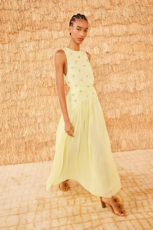 Dresses Women Ulla Johnson Eleni Dress Citron