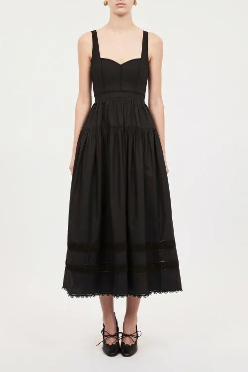 Dresses Women Ulla Johnson Isadora Dress Noir