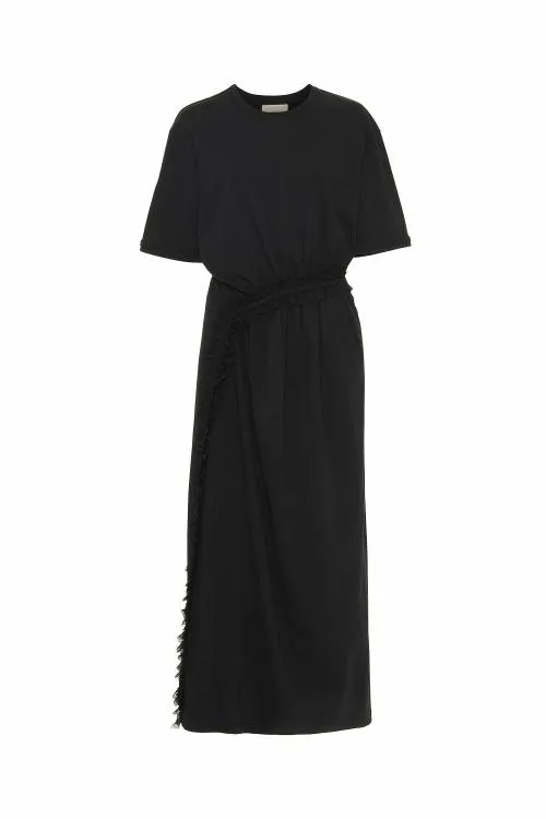 Dresses Women Ulla Johnson Lilia Dress Noir Dresses Women Ulla Johnson Lilia Dress Noir