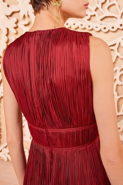 Dresses Women Ulla Johnson Luisa Dress Claret Dresses Women Ulla Johnson Luisa Dress Claret