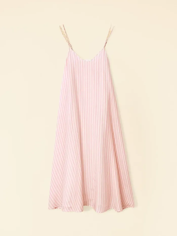 Dresses XRENA Women Sand Pink Teague Dress Dresses XRENA Women Sand Pink Teague Dress