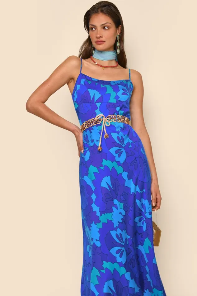 Dulcia Looking Glass Blue Women RIXO Dresses