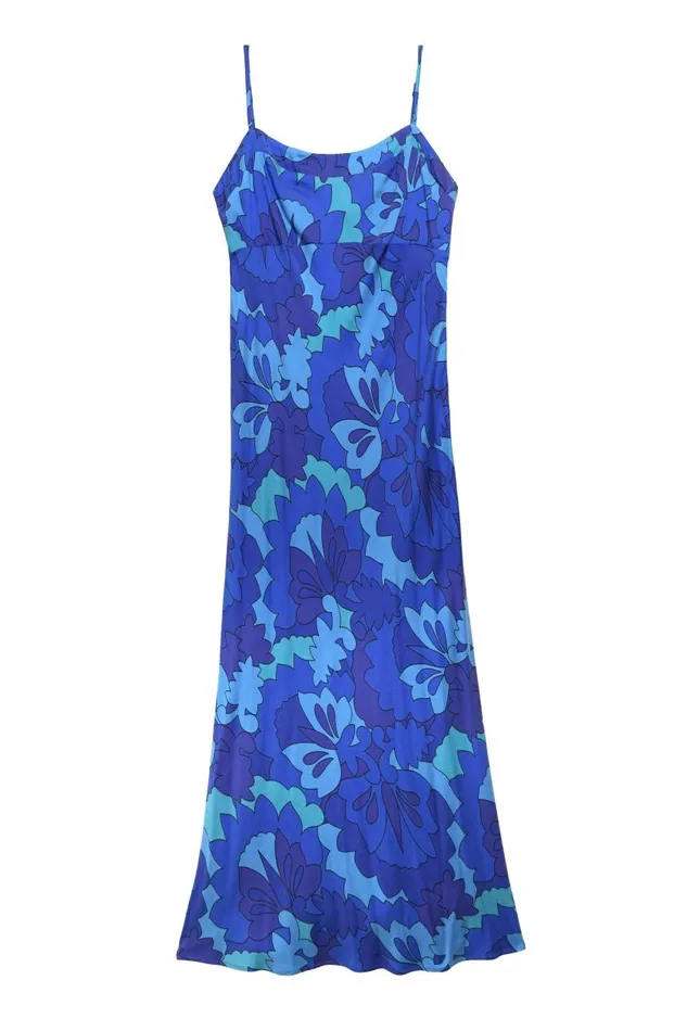Dulcia Looking Glass Blue Women RIXO Dresses