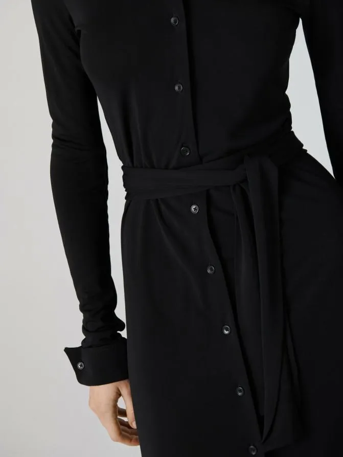 DVF Dresses Diane Shirt Dress Black 8211 Women