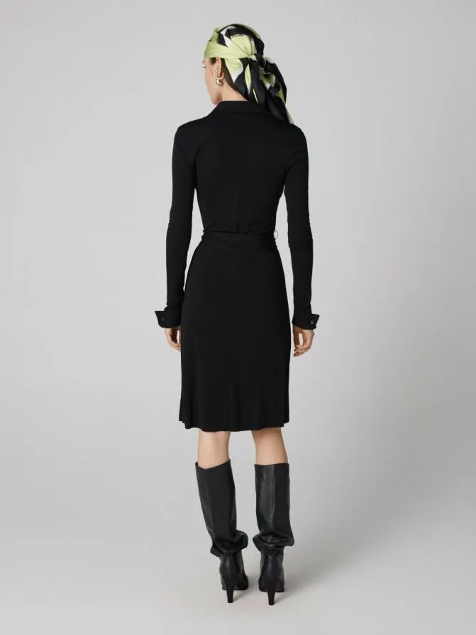 DVF Dresses Diane Shirt Dress Black 8211 Women