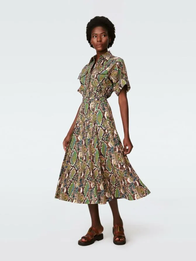 DVF Dresses Hadara Dress Python 8211 Women