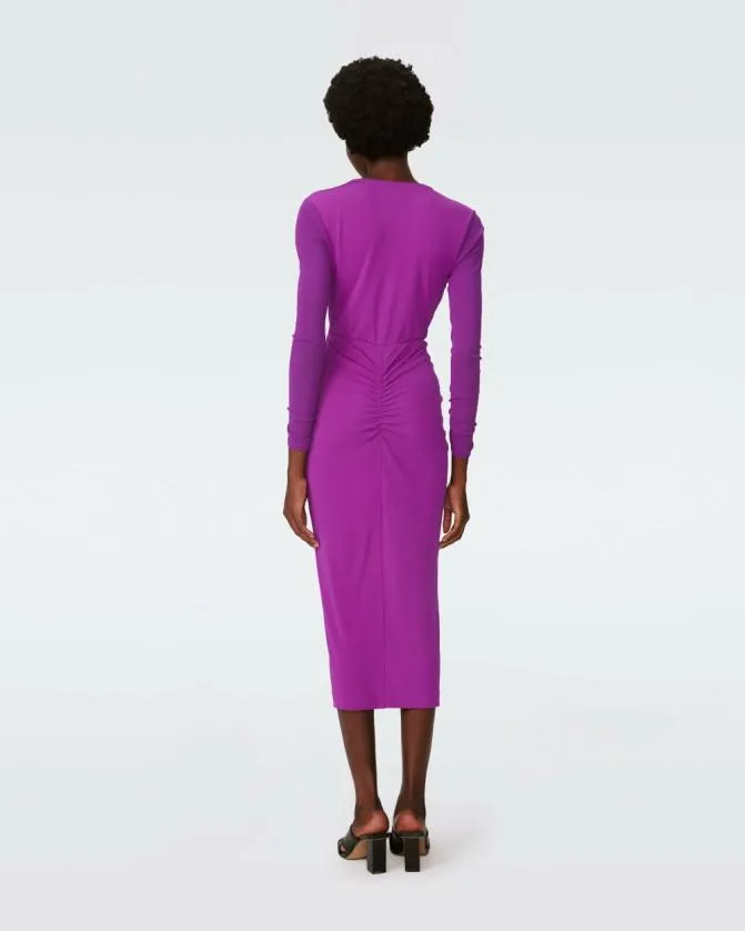 DVF Dresses Hades Dress Purple Wine 8211 Women