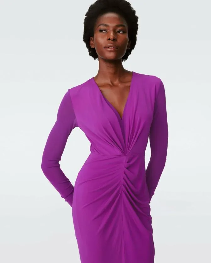 DVF Dresses Hades Dress Purple Wine 8211 Women
