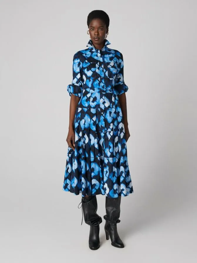 DVF Dresses Regina Shirt Dress Shibori Links 8211 Women