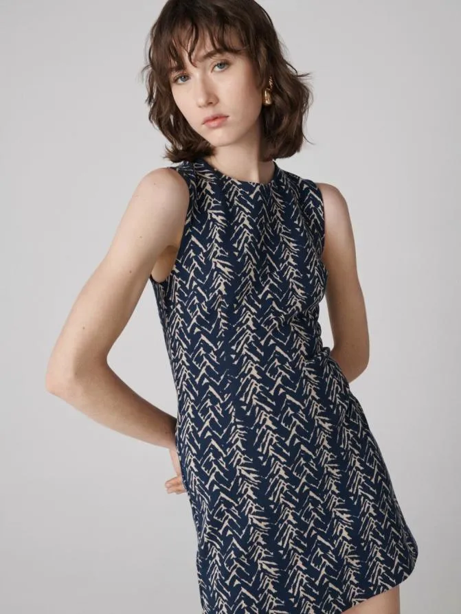 DVF Dresses Ruby Mini Dress Como Tweed 8211 Women