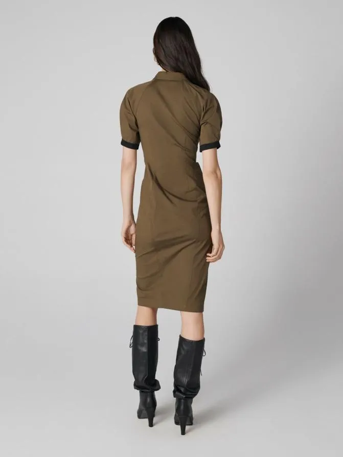 DVF Dresses Sheskita Dress Dark Olive 8211 Women