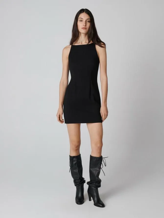 DVF Dresses Spencer Mini Dress Black 8211 Women