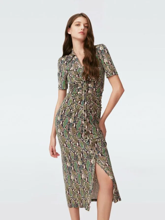 DVF Dresses Zoey Dress Python 8211 Women