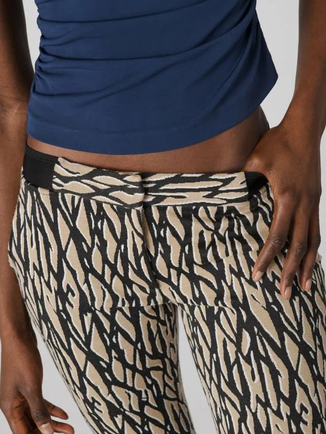 DVF Pants and Shorts Calliope Pants Tiny Shadow Twigs Warm Sand 8211 Women