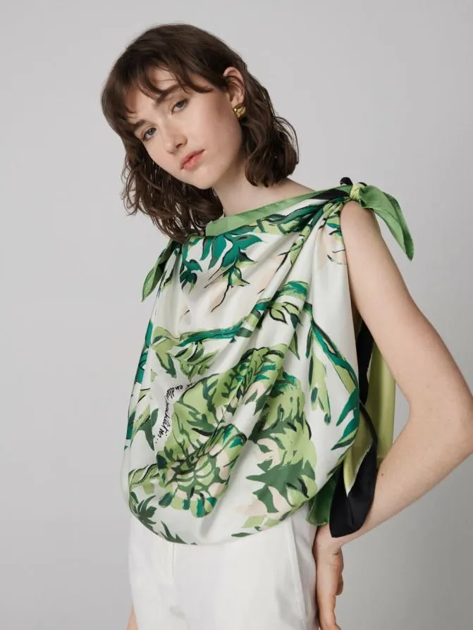 DVF Scarves and Hats Flag Scarf Fiddlehead Scarf 8211 Women
