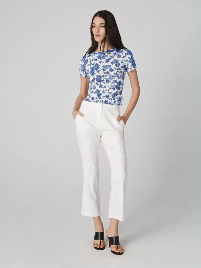 DVF Shirts and Tops Perfect Short Sleeve Top Heritage Vine Degrade 8211 Women