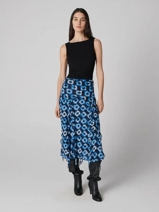 DVF Skirts Heavenly Skirt Tiny Shibori Links 8211 Women