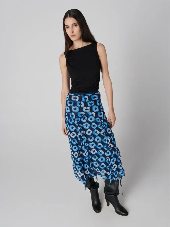 DVF Skirts Heavenly Skirt Tiny Shibori Links 8211 Women