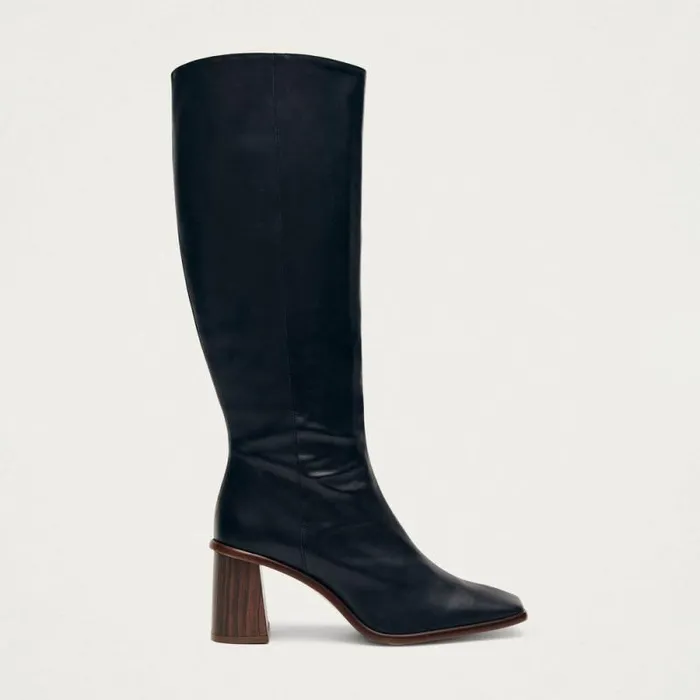 East Black Leather Boots Women ALOHAS Boots