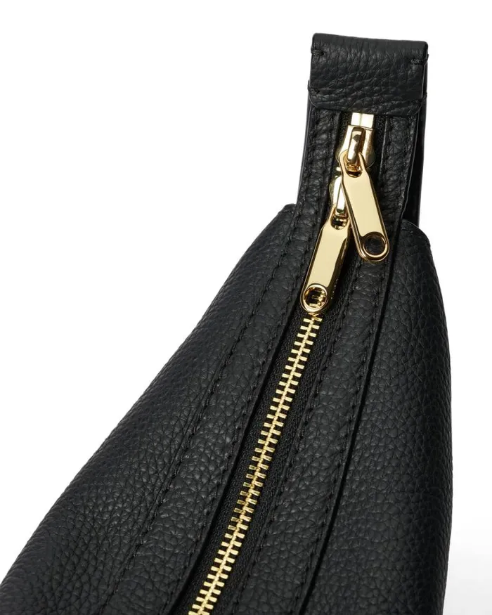 Ecco Crossbody and Shoulder Bags Bags and Accessories ECCO Fortune Pebbled Black Ecco Crossbody and Shoulder Bags Bags and Accessories ECCO Fortune Pebbled Black