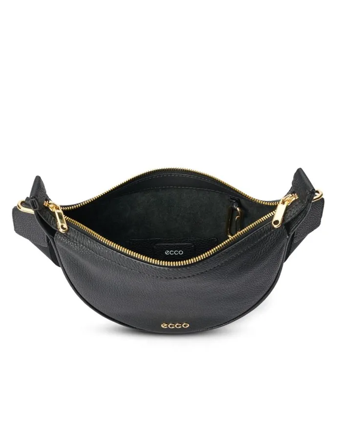 Ecco Crossbody and Shoulder Bags Bags and Accessories ECCO Fortune Pebbled Black Ecco Crossbody and Shoulder Bags Bags and Accessories ECCO Fortune Pebbled Black
