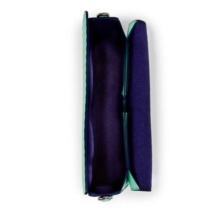 Ecco Crossbody and Shoulder Bags Bags and Accessories ECCO Pinch Compact Grooved Blue