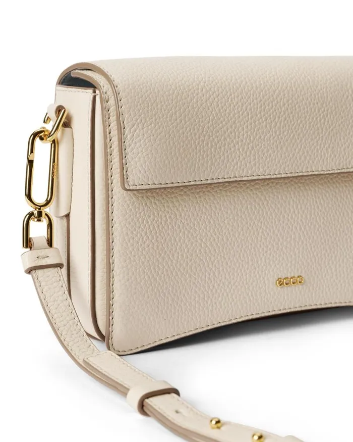Ecco Crossbody and Shoulder Bags Bags and Accessories ECCO Pinch Large Pebbled Beige