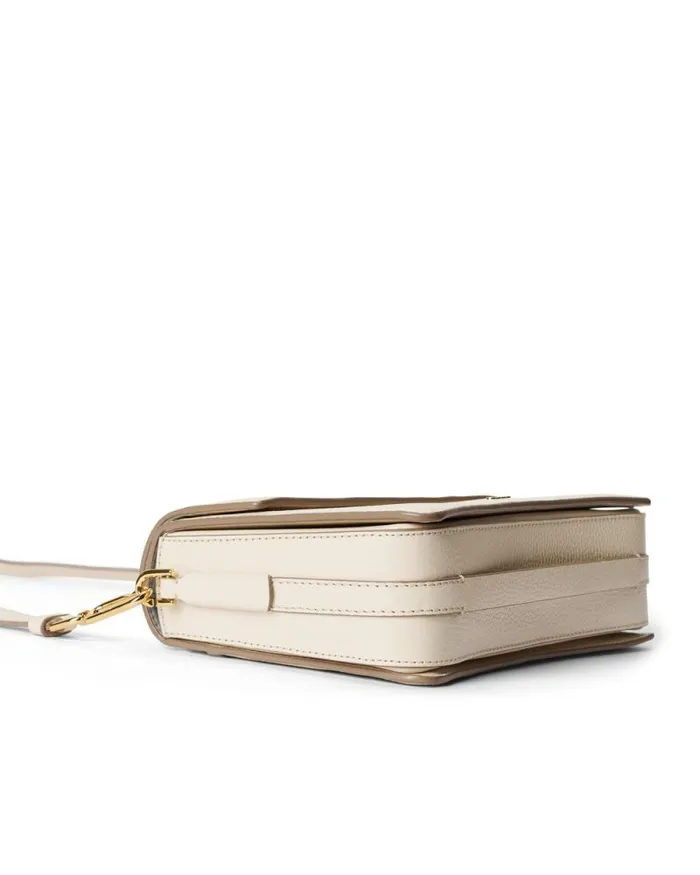 Ecco Crossbody and Shoulder Bags Bags and Accessories ECCO Pinch Large Pebbled Beige