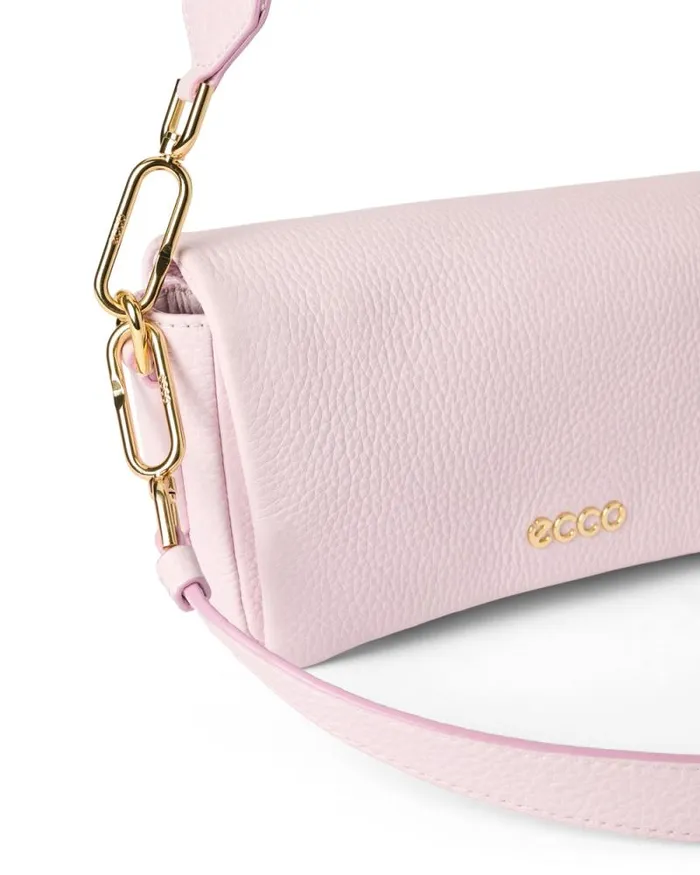 Ecco Crossbody and Shoulder Bags Bags and Accessories ECCO Pinch Medium Soft Pebbled Pink
