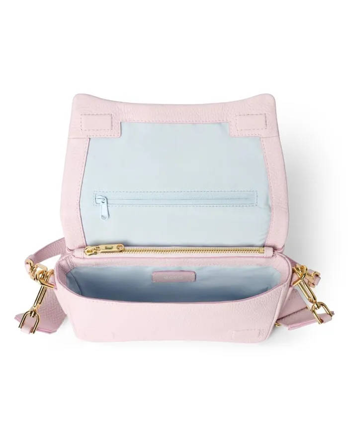 Ecco Crossbody and Shoulder Bags Bags and Accessories ECCO Pinch Medium Soft Pebbled Pink