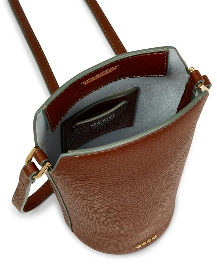 Ecco Pot Bags Bags and Accessories ECCO Pot Pebbled Brown Ecco Pot Bags Bags and Accessories ECCO Pot Pebbled Brown