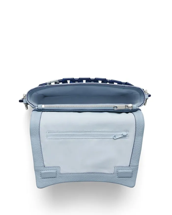 Ecco Totes and Handbags Bags and Accessories ECCO Pinch Medium Soft Pebbled Chain Blue Ecco Totes and Handbags Bags and Accessories ECCO Pinch Medium Soft Pebbled Chain Blue