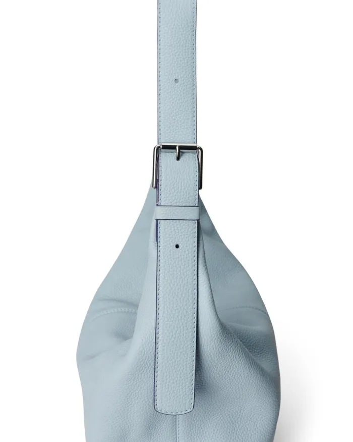Ecco Totes and Handbags Bags and Accessories ECCO Soft Medium Pebbled Blue Ecco Totes and Handbags Bags and Accessories ECCO Soft Medium Pebbled Blue