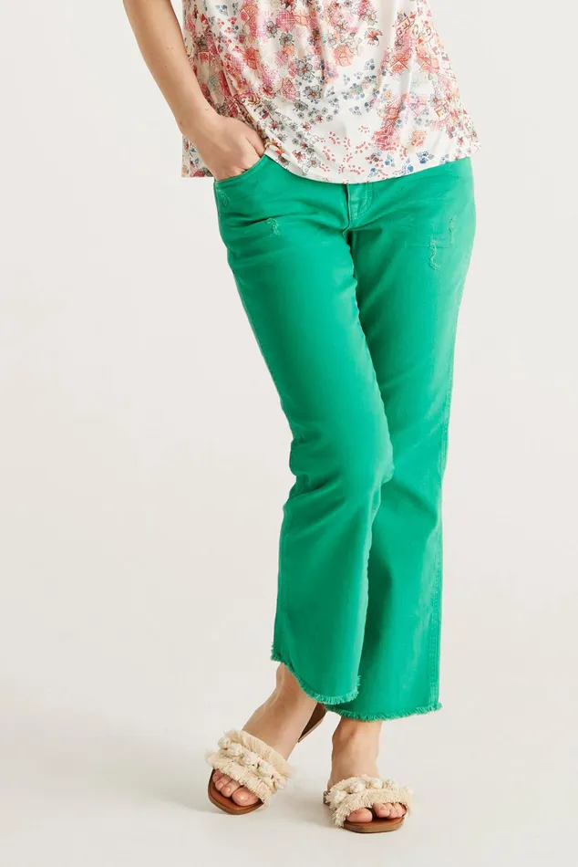 ELLIE JEANS 14851 640 Grass 640 Women IN FRONT PANTS