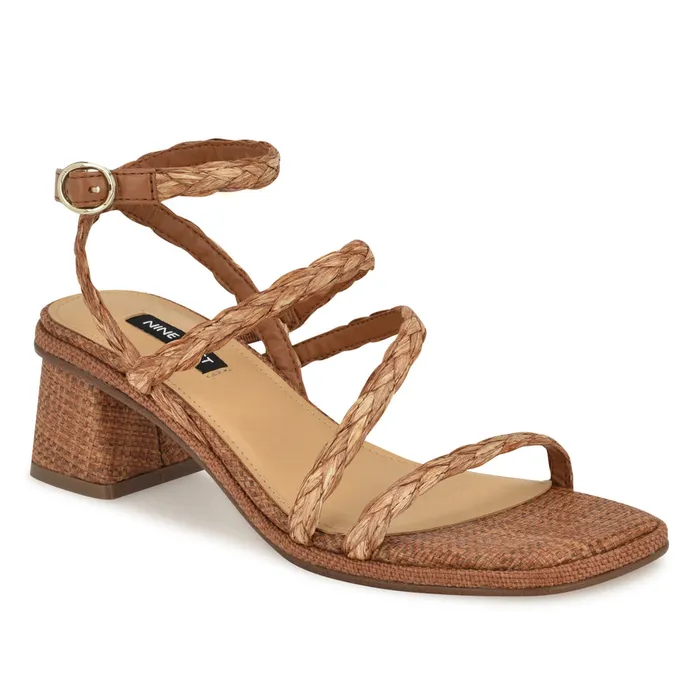 Emolly Raffia Block Heel Sandals Emolly Raffia Block Heel Sandals