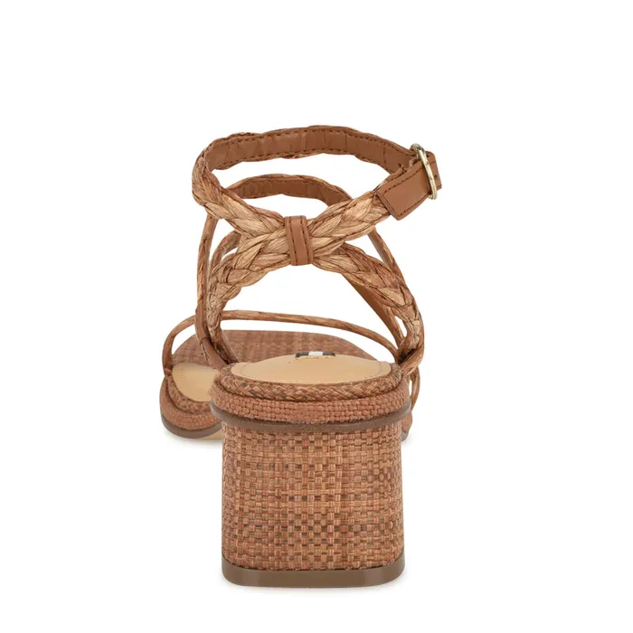 Emolly Raffia Block Heel Sandals Emolly Raffia Block Heel Sandals